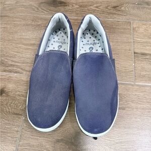 Ahnu Navy Blue Slip-On Shoes